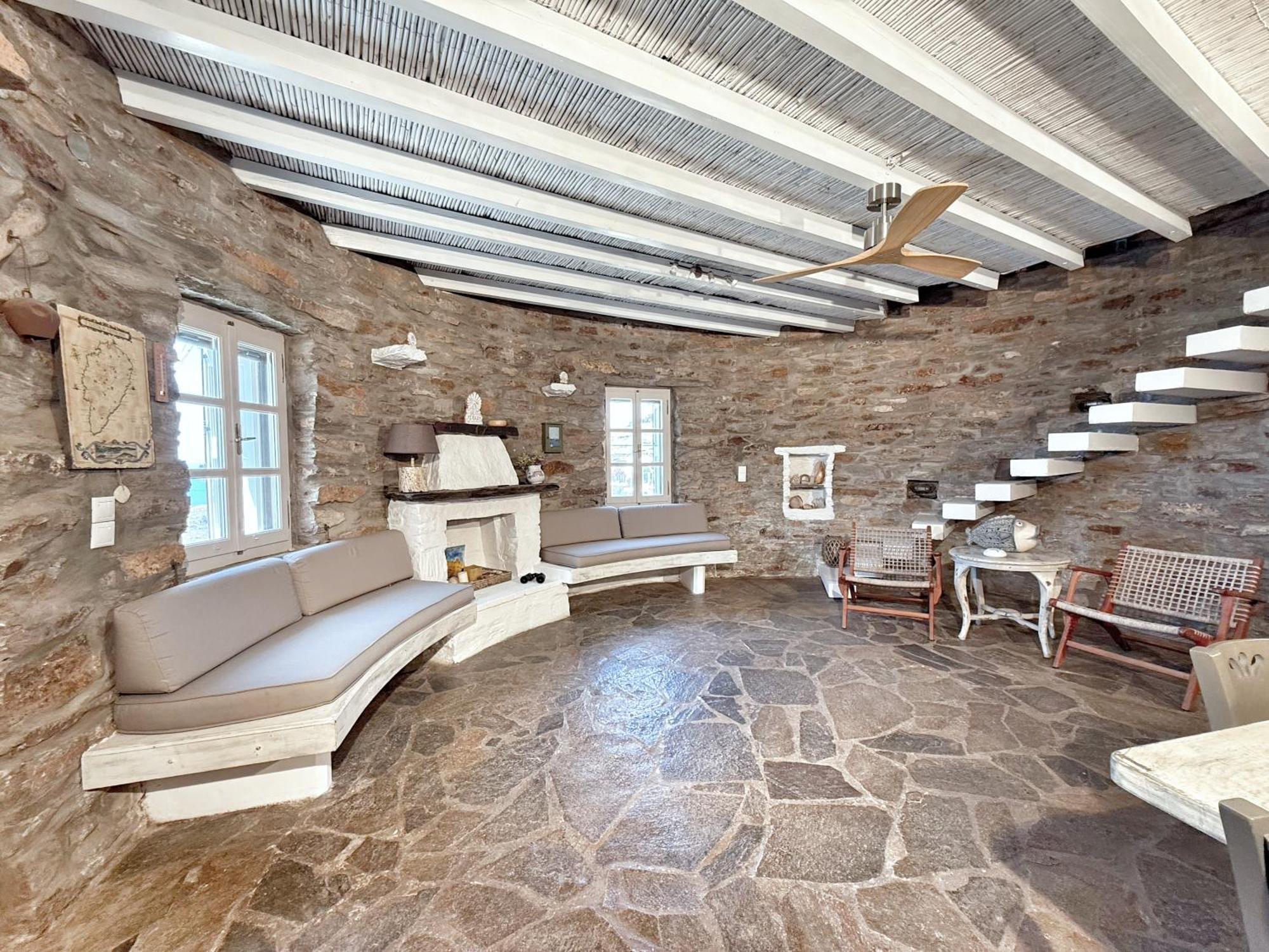 The Stone Windmill Villa Koundouros Dış mekan fotoğraf