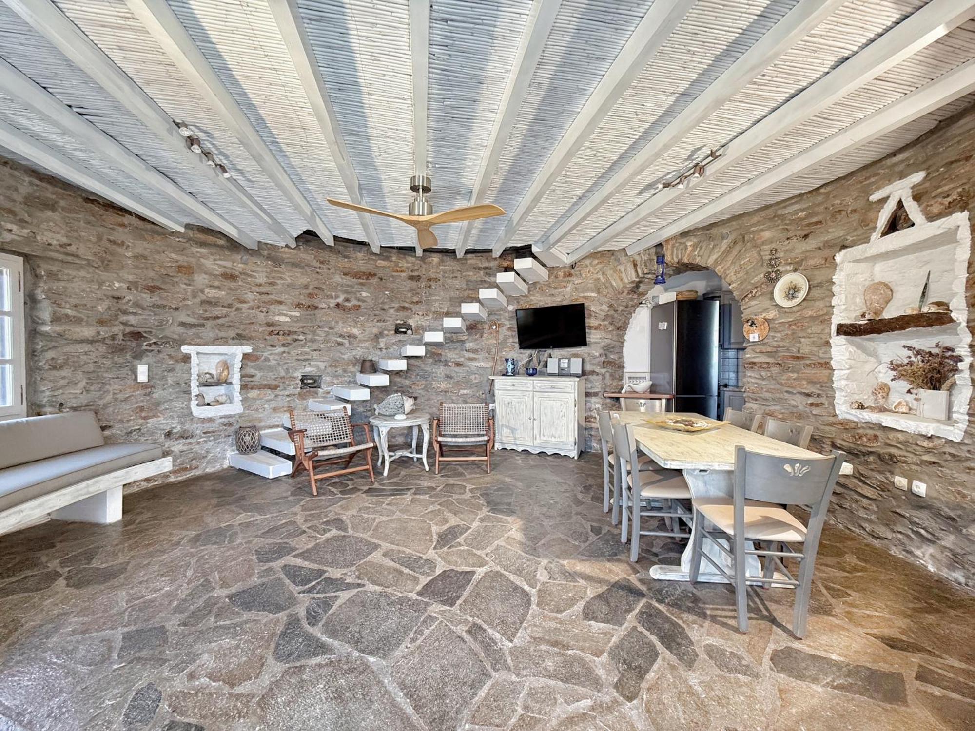 The Stone Windmill Villa Koundouros Dış mekan fotoğraf