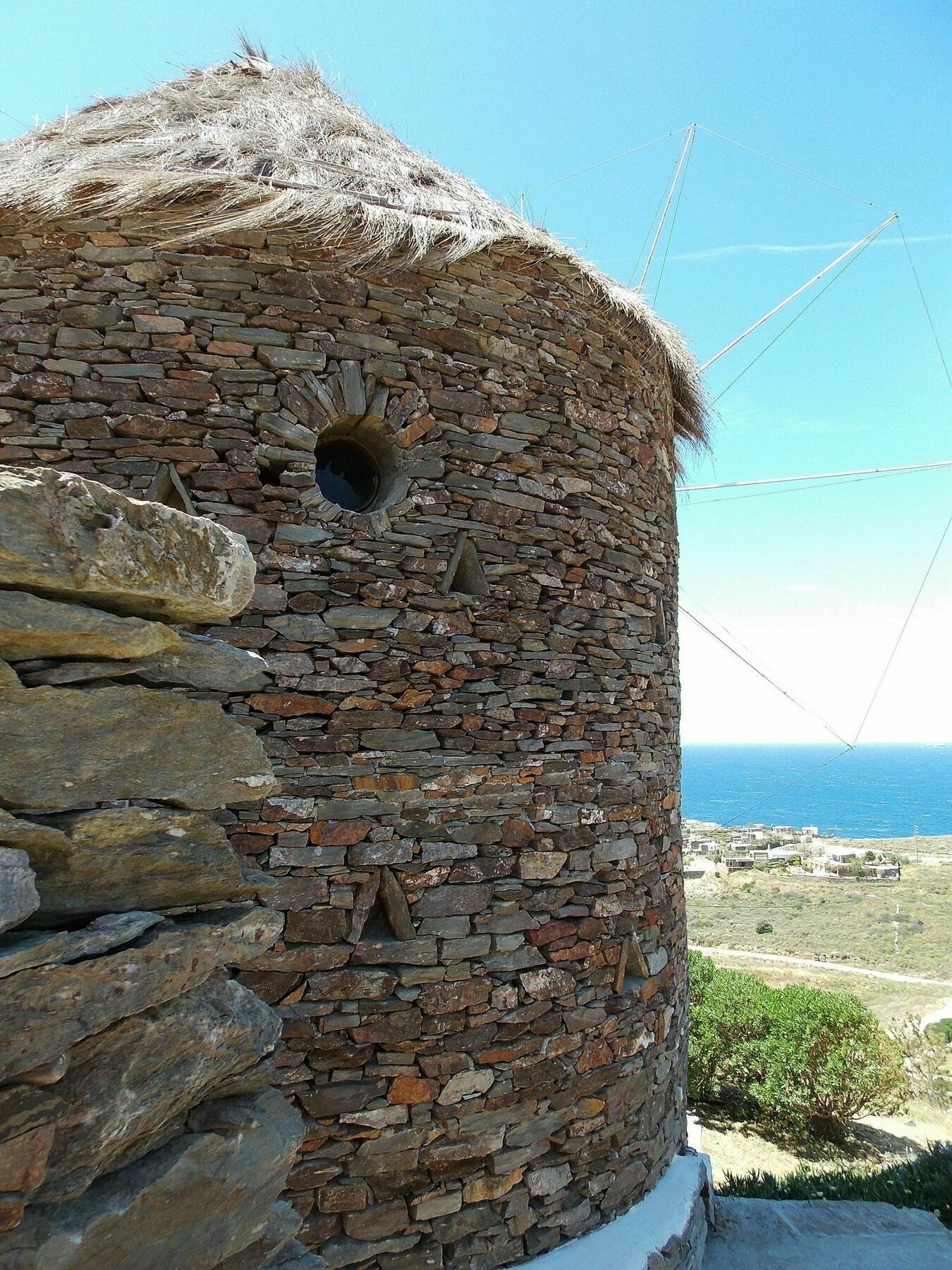 The Stone Windmill Villa Koundouros Dış mekan fotoğraf