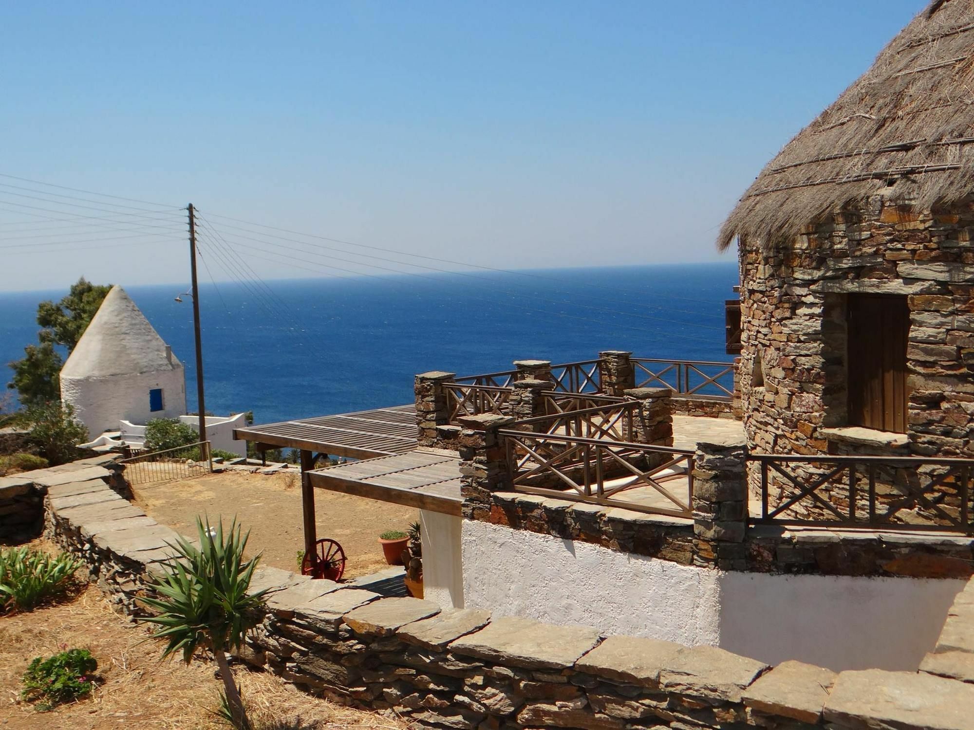 The Stone Windmill Villa Koundouros Dış mekan fotoğraf